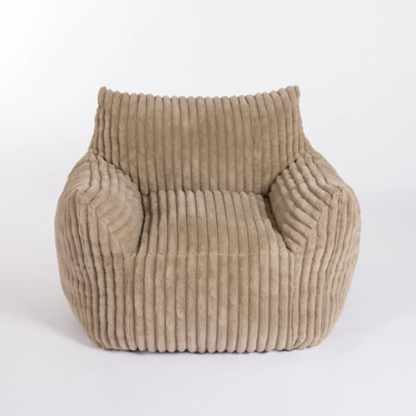 Taupe Comfy Foam Lounge Chair