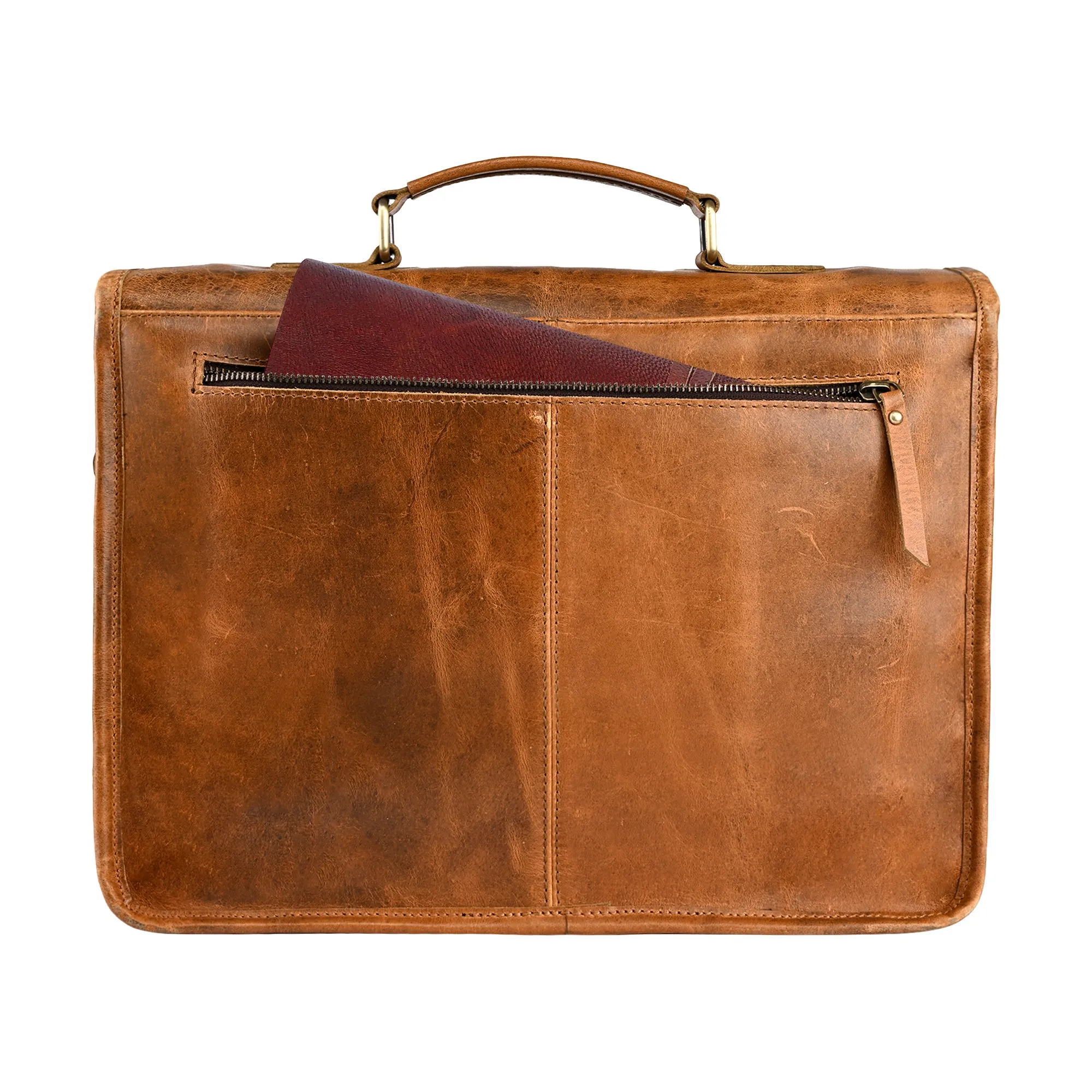 Teakwood Genuine Leather Laptop bag - Clearance sale