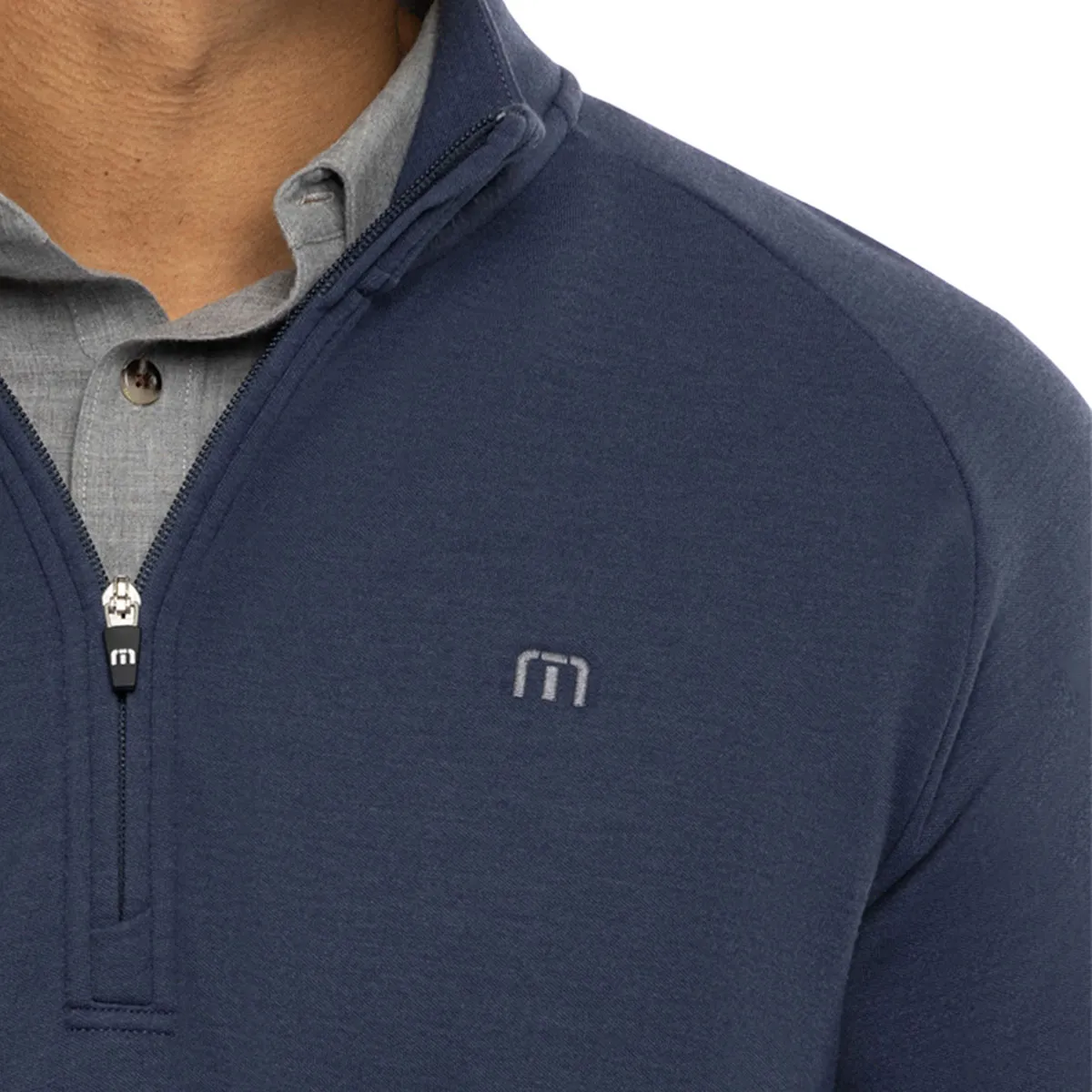 TravisMathew Men's Upgraded Quarter Zip Golf Midlayer