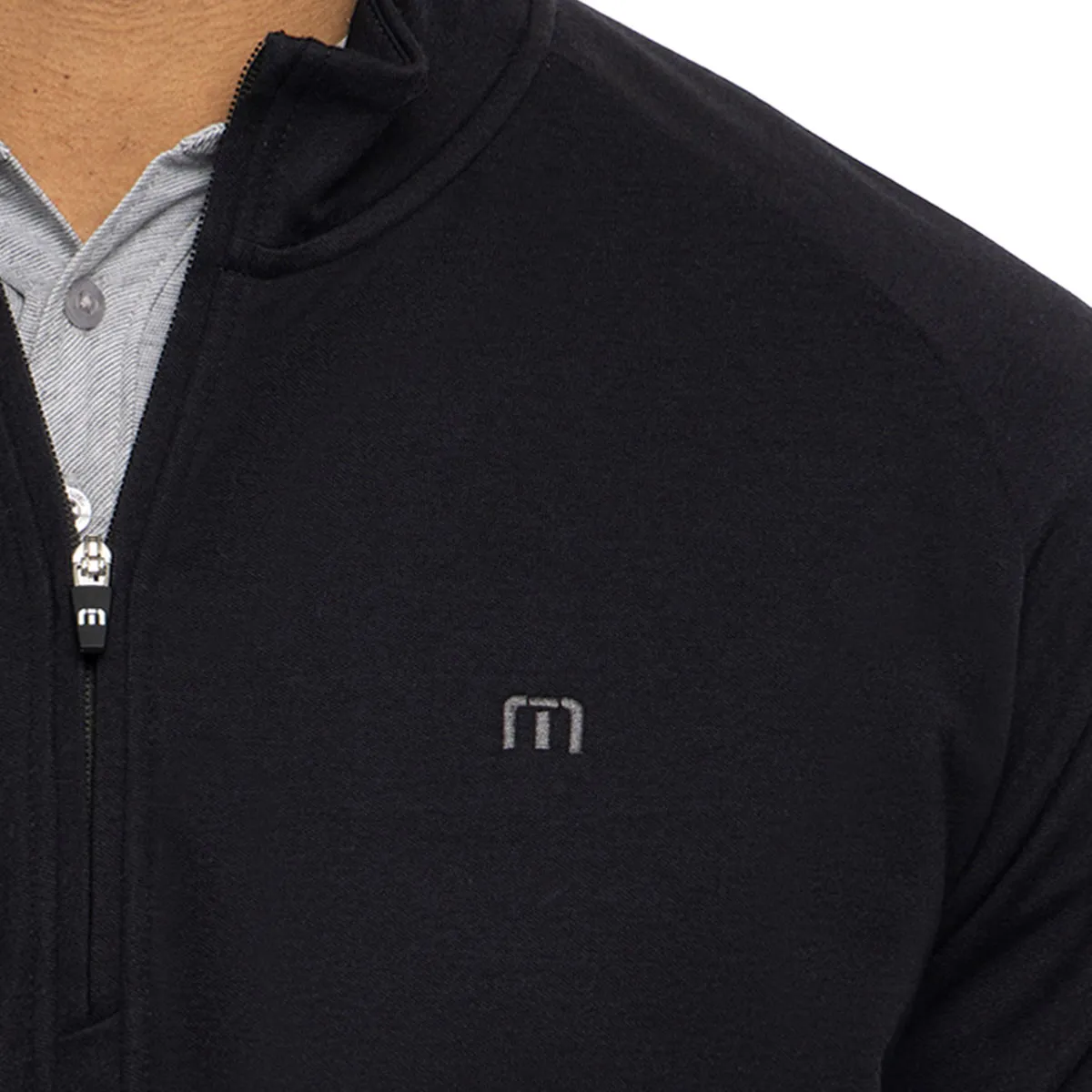 TravisMathew Men's Upgraded Quarter Zip Golf Midlayer