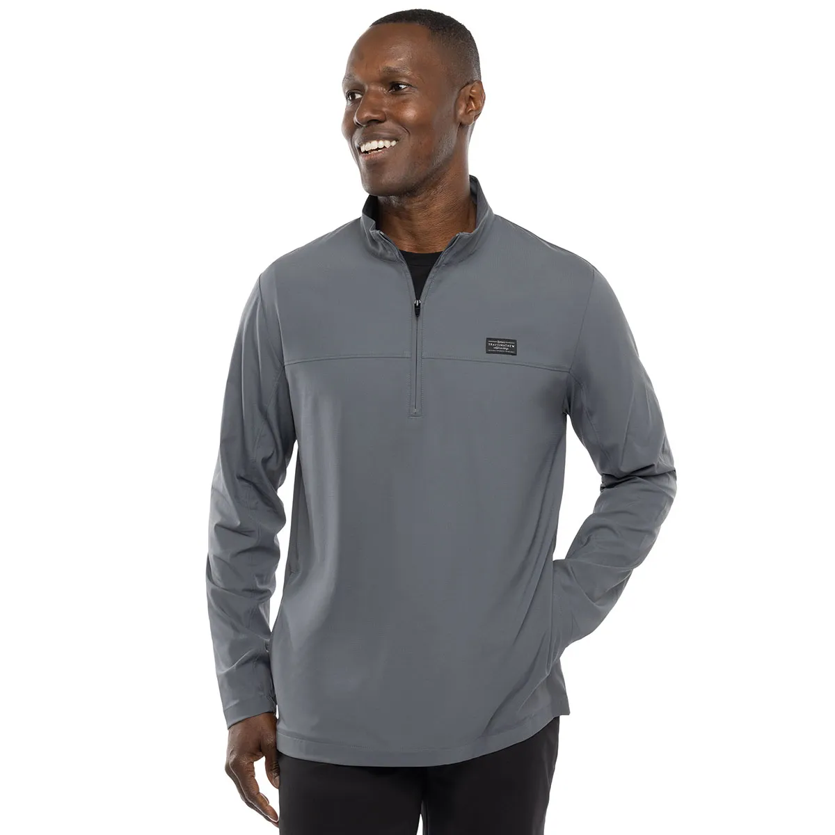 TravisMathew Men's Wanderlust Quarter Zip Golf Midlayer