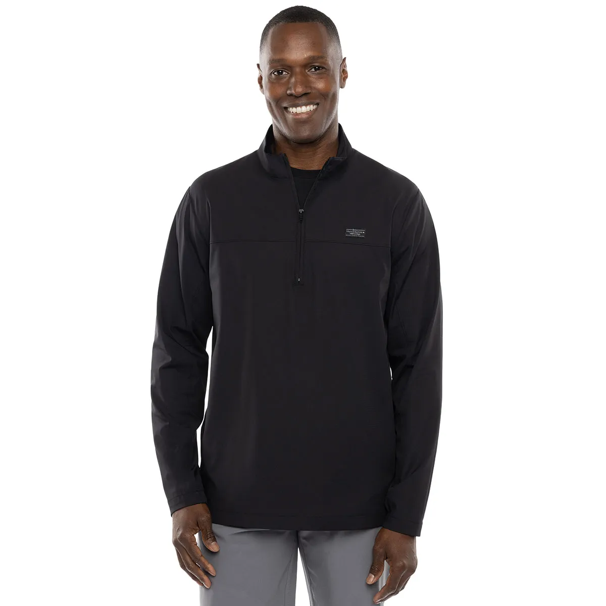 TravisMathew Men's Wanderlust Quarter Zip Golf Midlayer