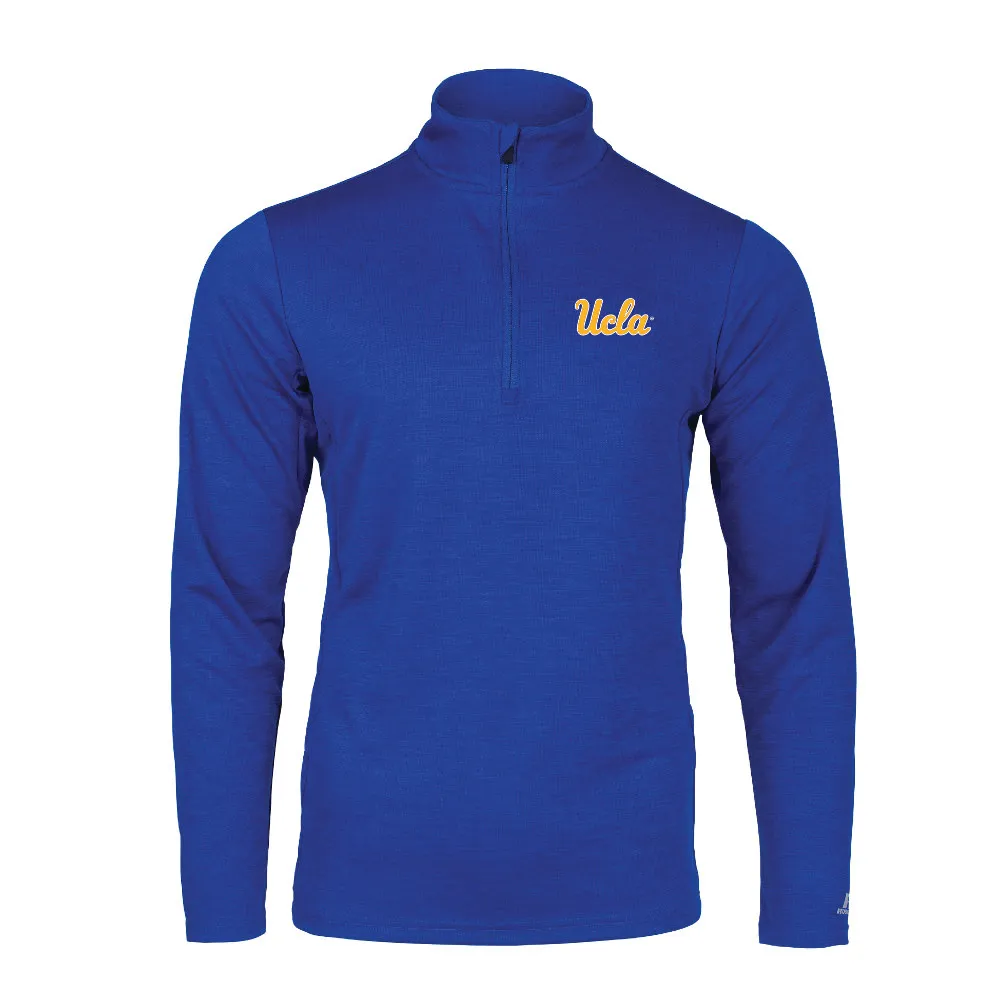 UCLA Men's  Performance 1/4 Zip Pullover Royal