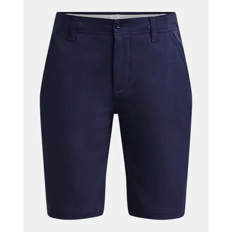 Under Armour Kids' UA Golf Shorts Midnight Navy / Halo Grey