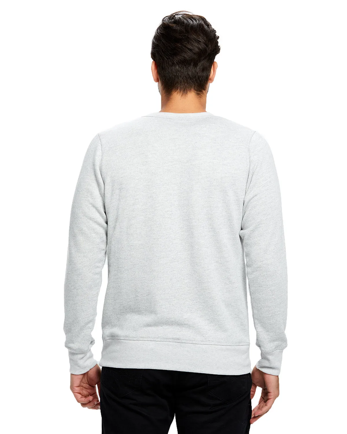 US8000 US Blanks Men's Triblend Pullover SKU: 8000US