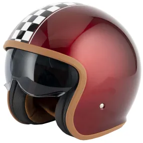 Vcan H589 Victory Helmet - Burgundy