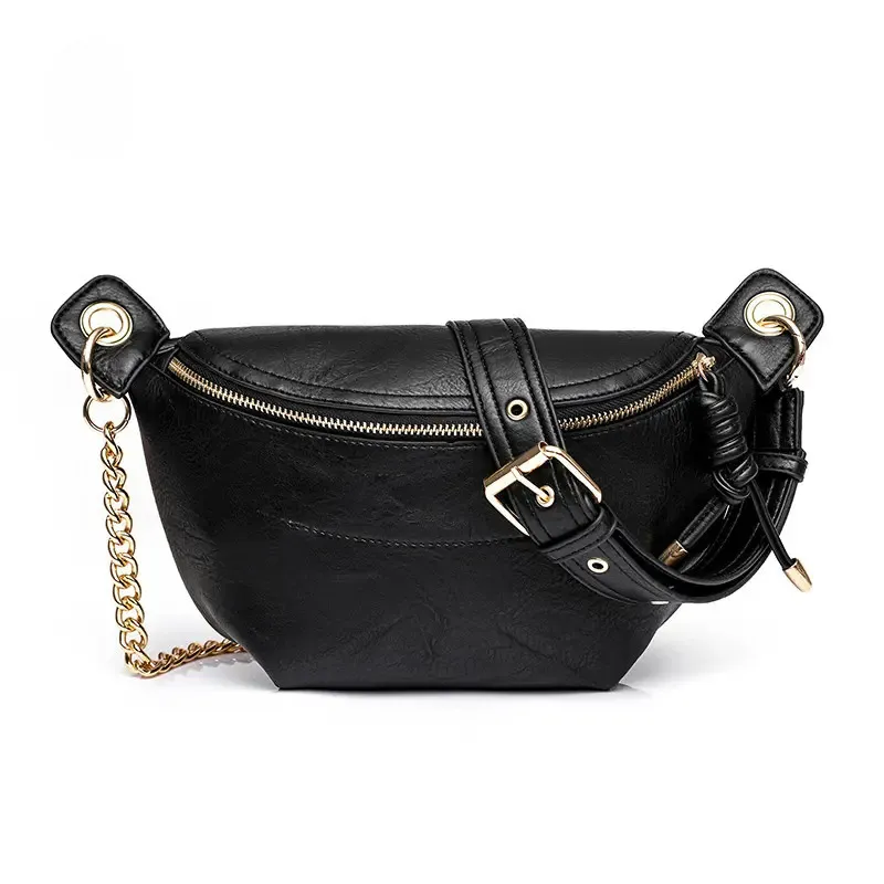 Vegan Leather Crossbody/Hip Bag