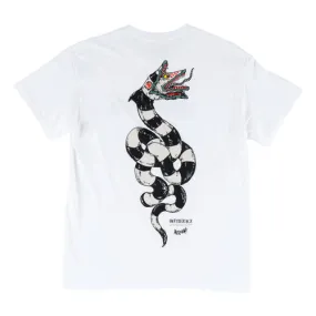 Welcome Skateboards x Beetlejuice Sandworm T-Shirt White