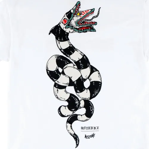 Welcome Skateboards x Beetlejuice Sandworm T-Shirt White