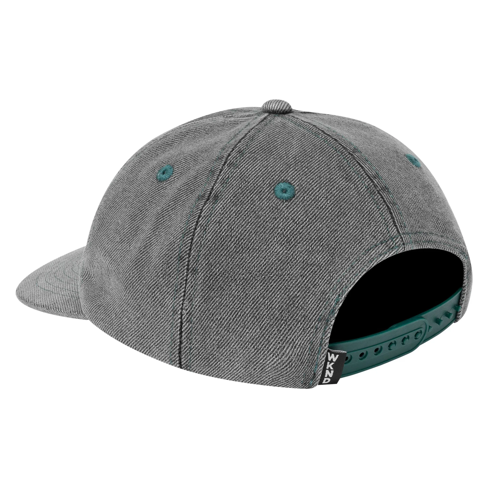 WKND Skateboards Fishbone Denim Hat Grey