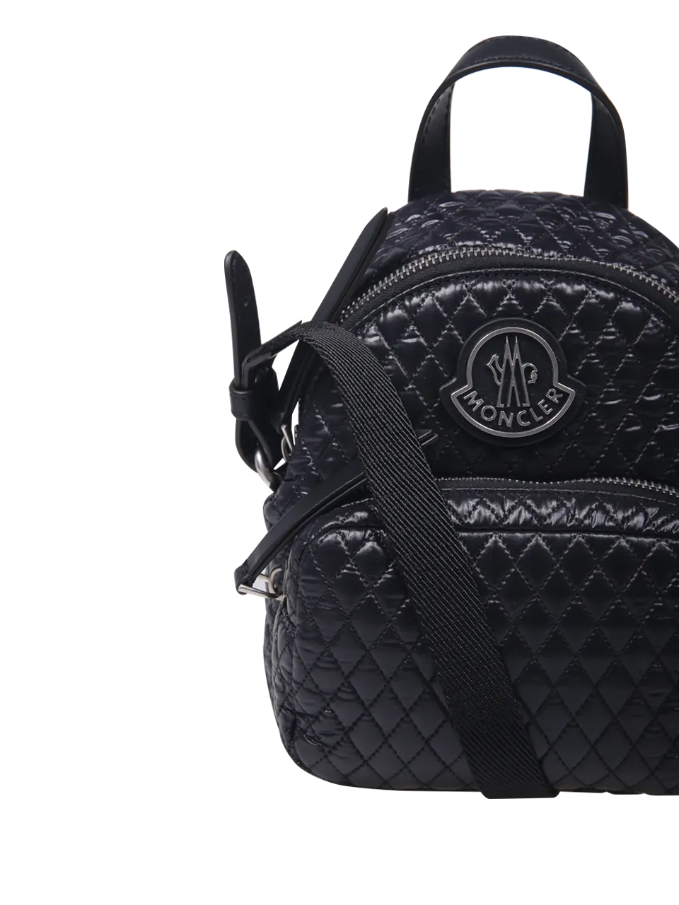 WOMAN MONCLER BLACK POLYAMIDE SMALL KILIA CROSS BODY BAG