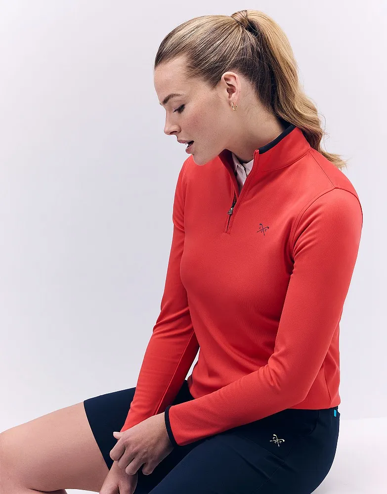 Women's Core Golf Half Zip Sweatshirt from Crew Clothing Company