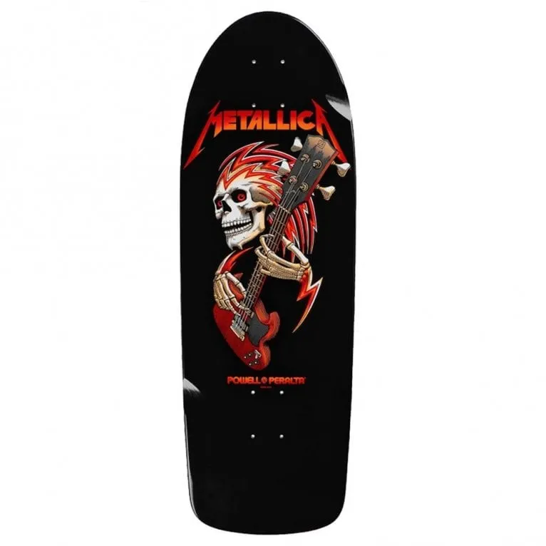 x Metallica Skateboard Deck 10.00"