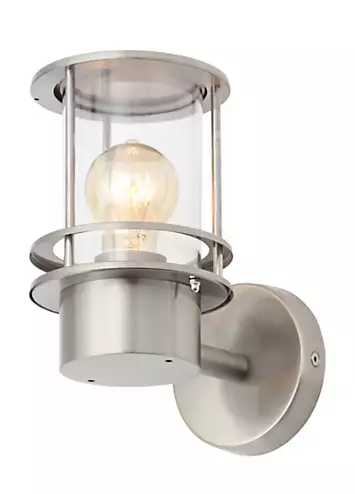 Zink Leonis 1 Light E27 Miners Style Outdoor Wall Lantern | Kaleidoscope